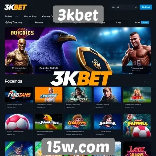 Plataforma 3kbet oferece variedade de jogos online