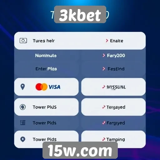 Métodos de pagamento disponíveis no 3kbet